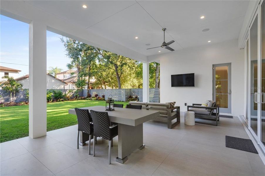 Exterior details and patio area of a home in , Maitland (Image 25).