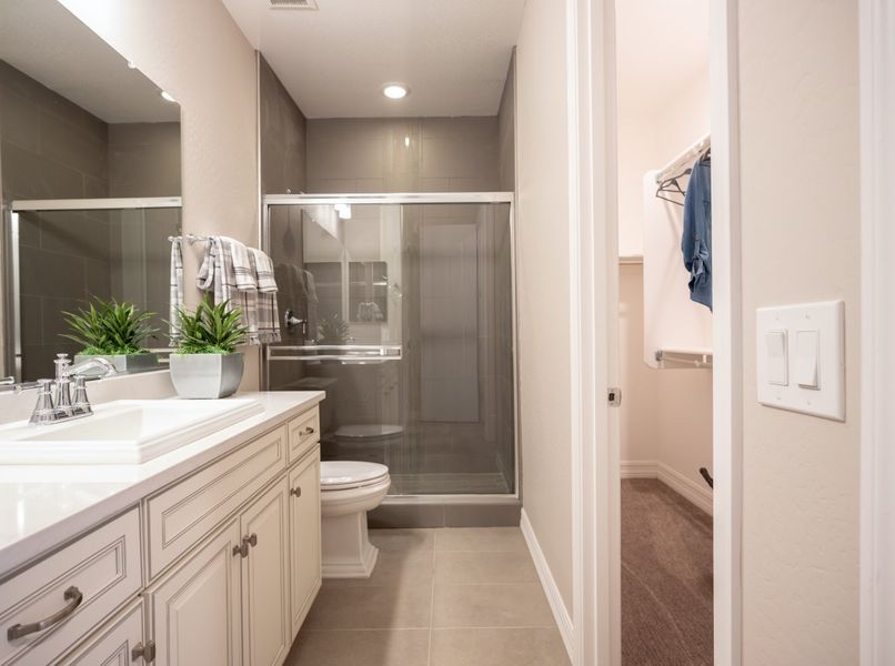 Furnished interior view inside a new home in Elegance at Eastmark, Mesa (Image 42).