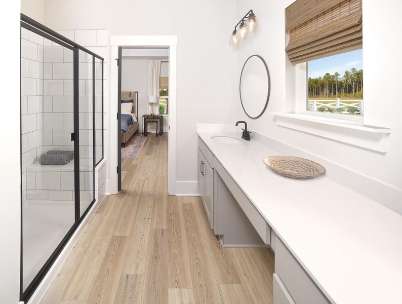 Furnished interior view inside a new home in , Summerville (Image 16).