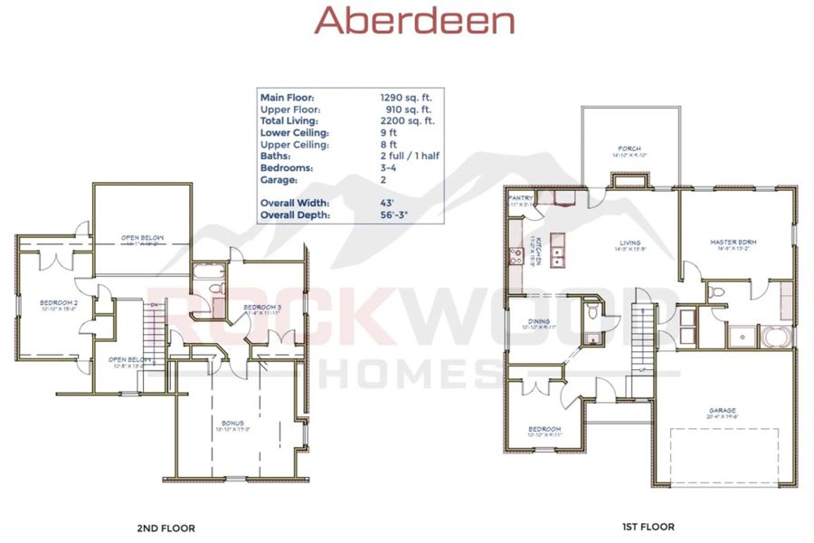 2D floor plan layout of this home in Cherry Fields, Clarksville, TN (Image 2). 2D floor plan layout of this home in Cherry Fields, Clarksville, TN (Image 2).