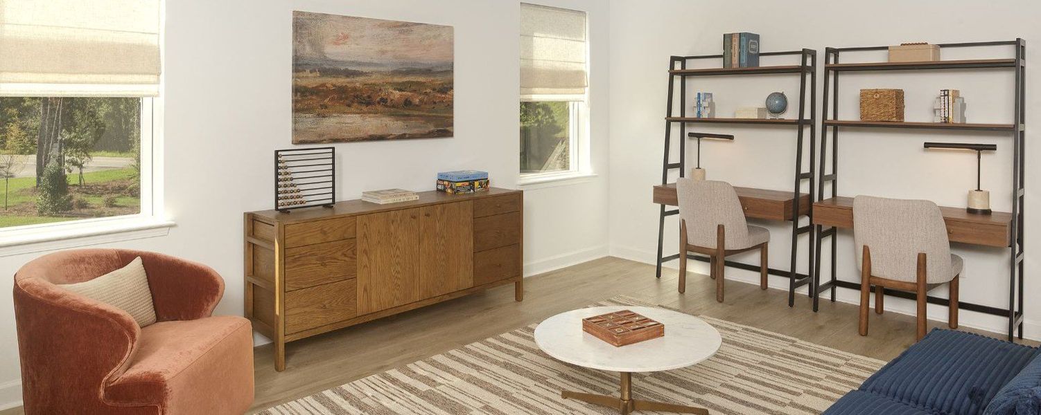 Representative furnished interior of a home built from the Palermo by Ashton Woods in Blue Heron Retreat: Oasis Series, Little River (Image 10).