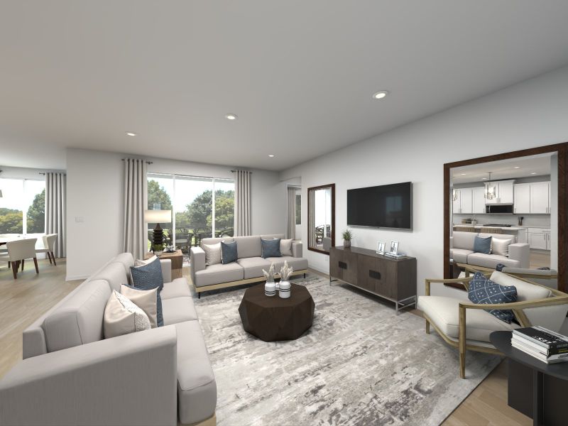 Furnished interior view inside a new home in Colbert Landings - Reserve Series, Palm Coast (Image 5).