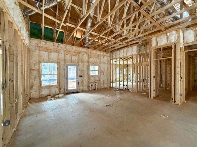 In-progress construction of a new home in Forrest Farms, Greenville, GA (Image 5).