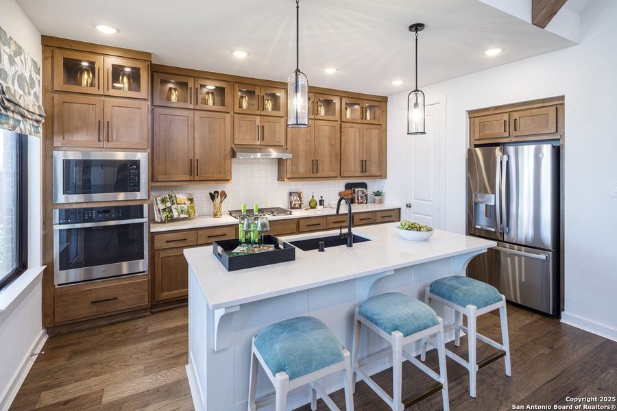Furnished interior view inside a new home in The Crossvine, Schertz (Image 7).