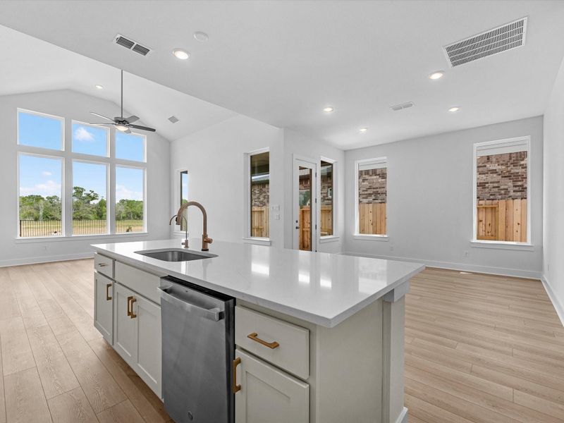 Furnished interior view inside a new home in Tompkins Reserve, Katy (Image 8).