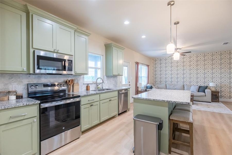 Furnished interior view inside a new home in , Tuscola (Image 34).