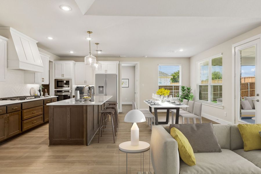 Furnished interior view inside a new home in Rainwater Crossing, Celina (Image 7).