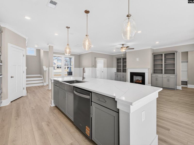 Furnished interior view inside a new home in Collins Cove, Chapin (Image 7).
