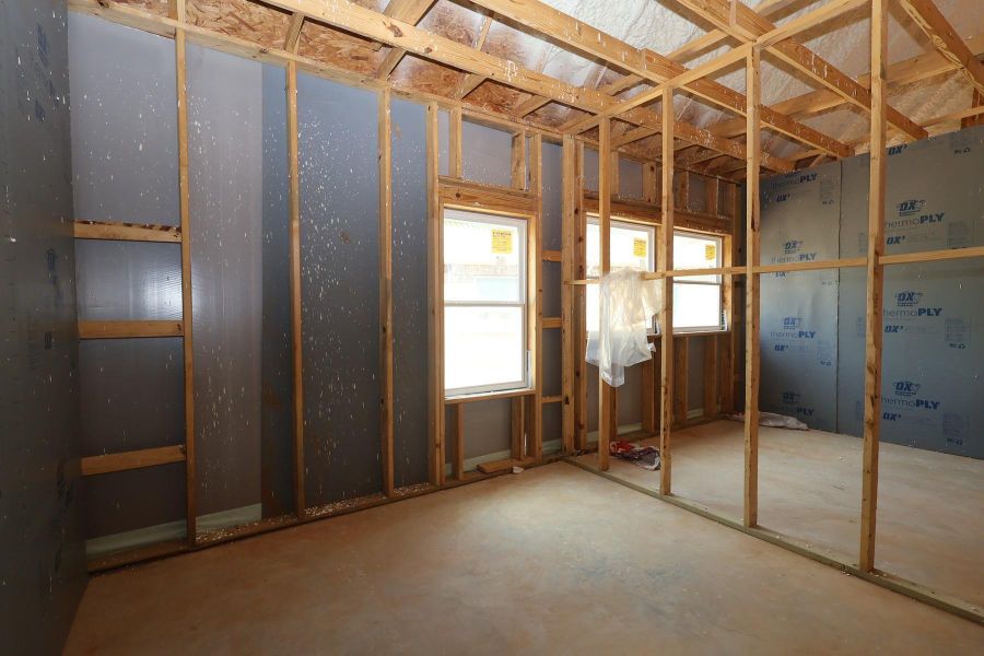 In-progress construction of a new home in Grand Central Park - Ascent Collection, Conroe, TX (Image 6).