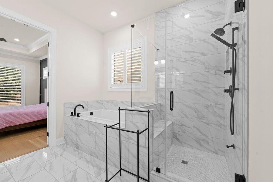 Furnished interior view inside a new home in , Alpharetta (Image 16).