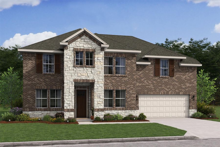 Stunning Mykonos design by K. Hovnanian Homes in elevation PA built in Steward Estates. (*Artist rendering used for illustration purposes only.) Stunning Mykonos design by K. Hovnanian Homes in elevation PA built in Steward Estates. (*Artist rendering used for illustration purposes only.)