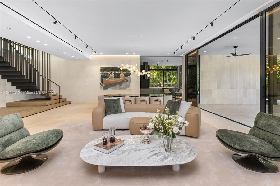 Furnished interior view inside a new home in , Miami Beach (Image 29). Furnished interior view inside a new home in , Miami Beach (Image 29).