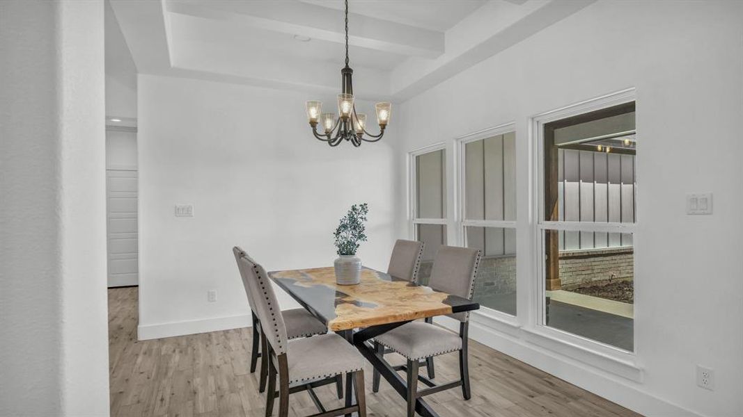 Furnished interior view inside a new home in , Weatherford (Image 16).
