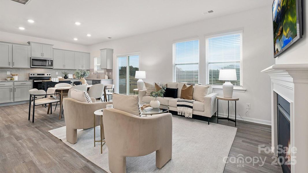 Furnished interior view inside a new home in Zion Springs, Hickory (Image 5).