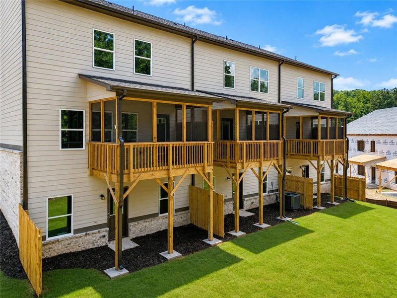 Exterior details and patio area of a home in , Norcross (Image 15). Exterior details and patio area of a home in , Norcross (Image 15).