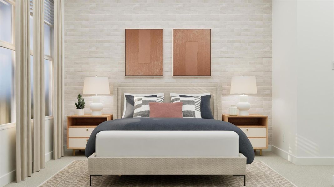 Furnished interior view inside a new home in Binford Creek, Waller (Image 9).