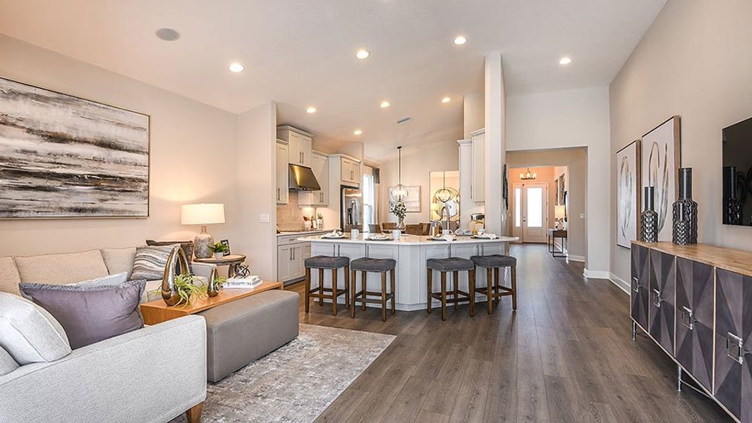Representative furnished interior of a home built from the Saint Thomas by Taylor Morrison in Windward Preserve, Cocoa (Image 25).