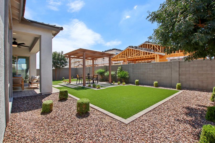 Back exterior elevation