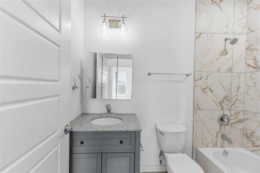 Full Bath on the first floor