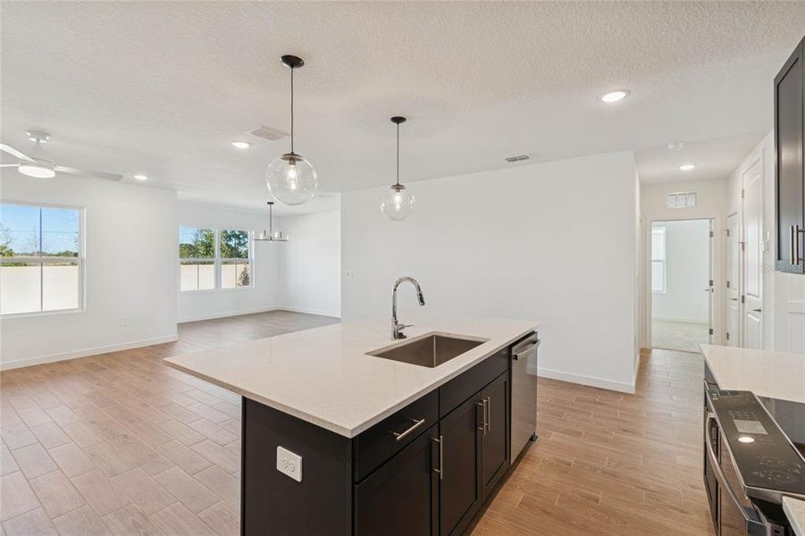 Furnished interior view inside a new home in Aspire at Canter Creek, Davenport (Image 17).