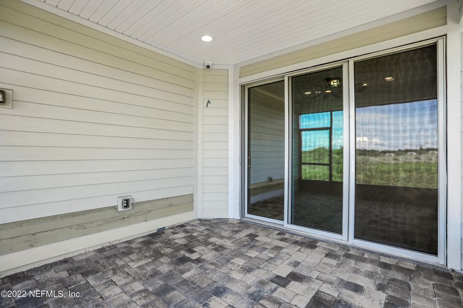 Exterior details and patio area of a home in TrailMark, St. Augustine (Image 3).
