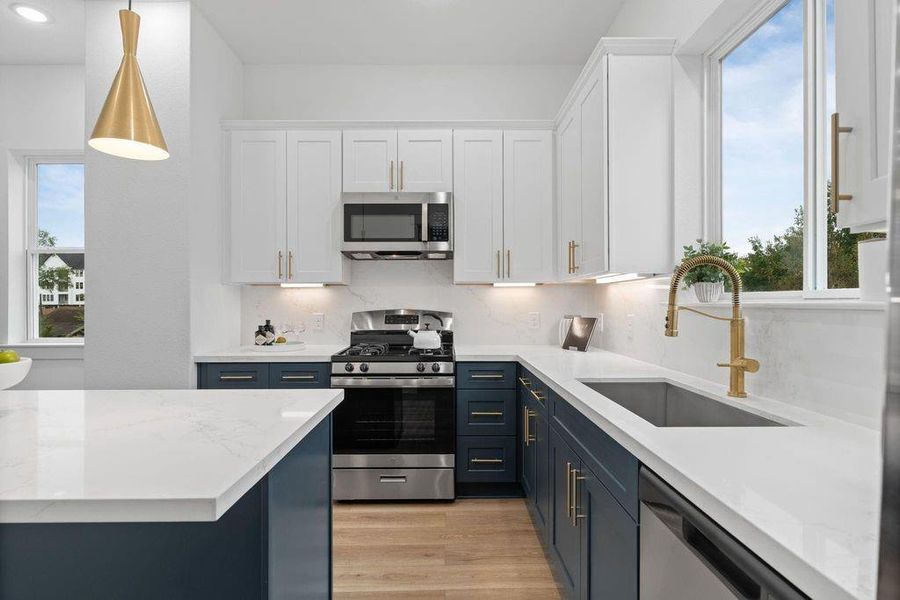 Furnished interior view inside a new home in , Houston (Image 14).