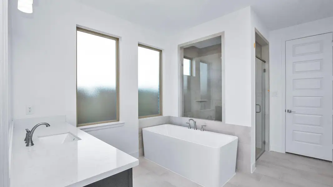 Furnished interior view inside a new home in Briarley 60', Montgomery (Image 6).