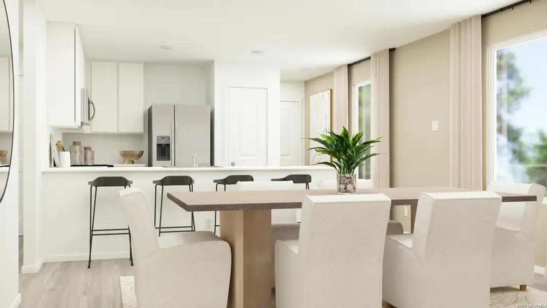 Furnished interior view inside a new home in Valle Sol, Von Ormy (Image 4).