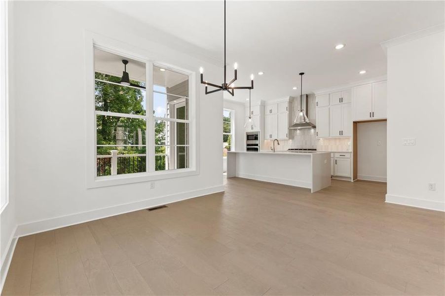 Spacious, unfurnished interior of a new home in Parkside Roswell, Roswell (Image 23). Spacious, unfurnished interior of a new home in Parkside Roswell, Roswell (Image 23).