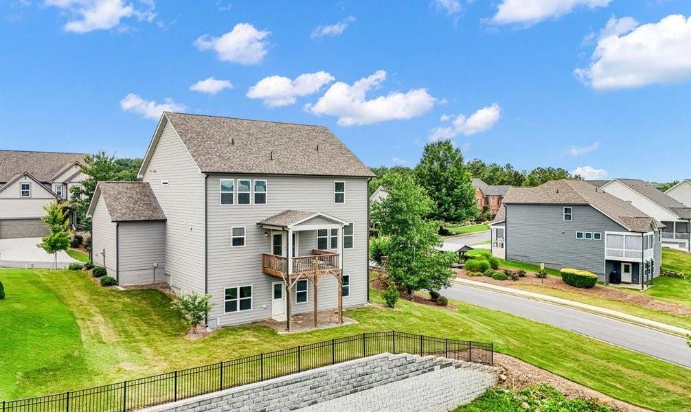 Front exterior of a new home in , Cartersville, GA, highlighting curb appeal (Image 27). Front exterior of a new home in , Cartersville, GA, highlighting curb appeal (Image 27).