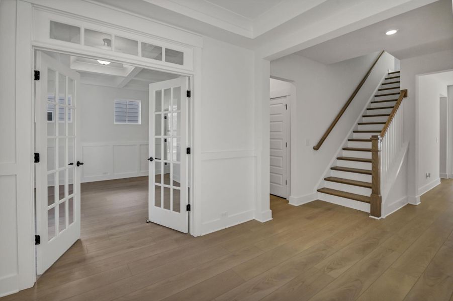 Spacious, unfurnished interior of a new home in Clubside Reserve at Summerlake, Lexington (Image 22).