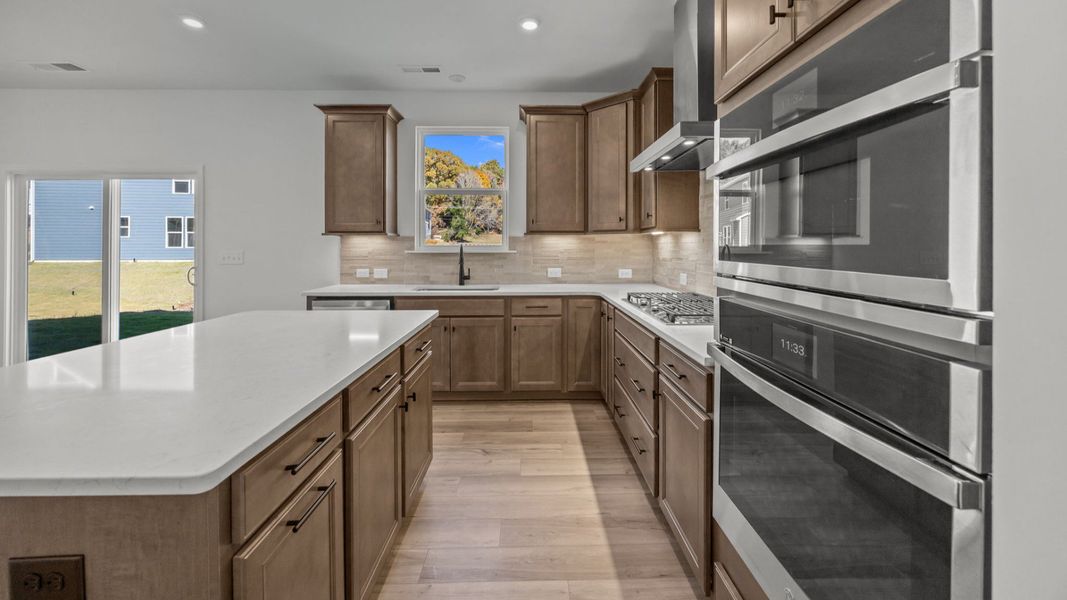The Drayton Plan by DRB Homes in Farms at Bellingham, Mooresville NC - Kitchen
