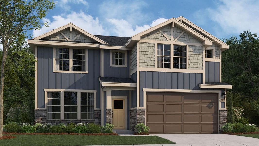 Representative exterior photo of a completed home built from the The Stella by Davidson Homes LLC in Ivy Glen, Perry, GA (Image 16).