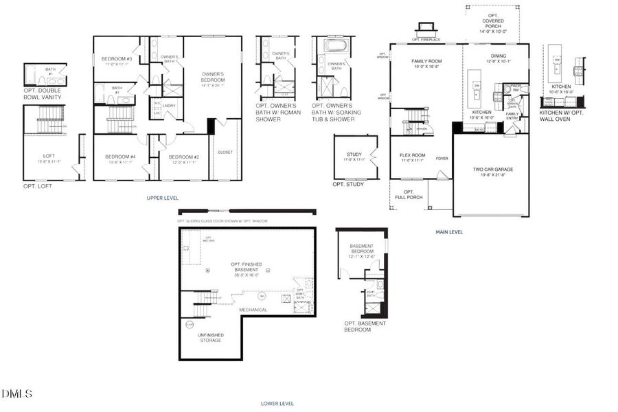 Columbia Basement Floorplan