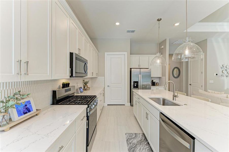 Furnished interior view inside a new home in , Englewood (Image 13). Furnished interior view inside a new home in , Englewood (Image 13).
