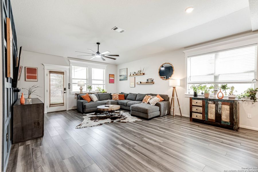 Furnished interior view inside a new home in Prescott Oaks, San Antonio (Image 12).