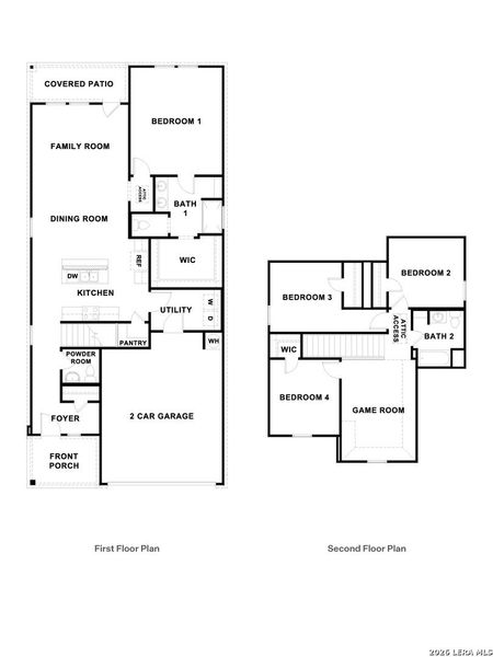 2D floor plan layout of this home in Mayfair, New Braunfels, TX (Image 2). 2D floor plan layout of this home in Mayfair, New Braunfels, TX (Image 2).