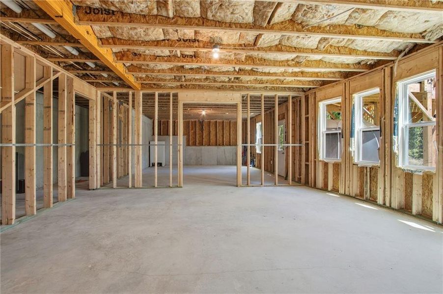 In-progress construction of a new home in , Newnan, GA (Image 74).
