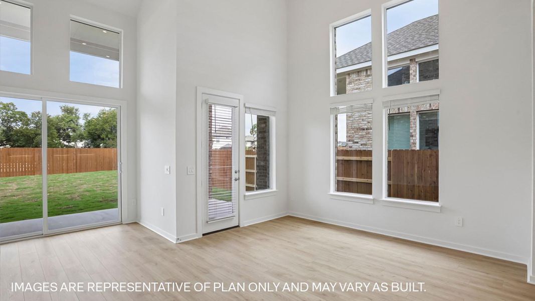 Spacious, unfurnished interior of a new home in The Enclave at Bar W Ranch, Leander (Image 21). Spacious, unfurnished interior of a new home in The Enclave at Bar W Ranch, Leander (Image 21).
