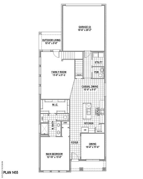 Plan 1455 1st Floor