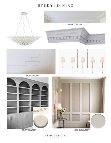 View of a document with a collage of images