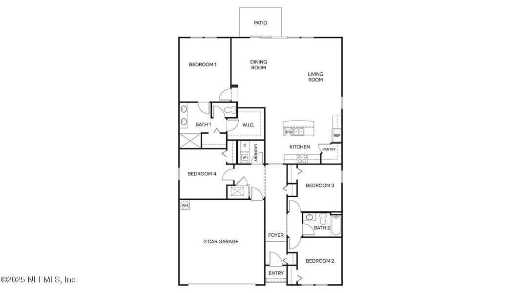 2D floor plan layout of this home in , Palm Coast, FL (Image 3). 2D floor plan layout of this home in , Palm Coast, FL (Image 3).