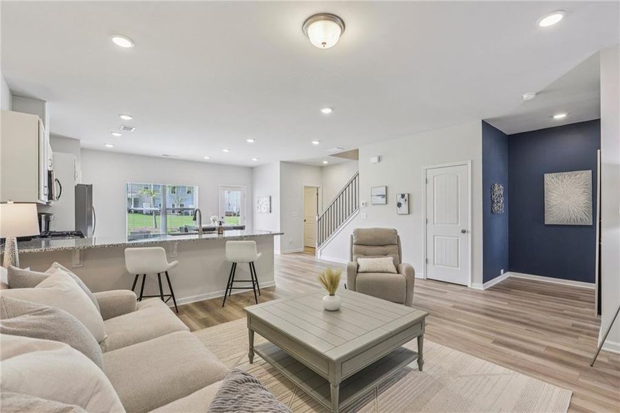 Furnished interior view inside a new home in Ellison Square, Sugar Hill (Image 8).