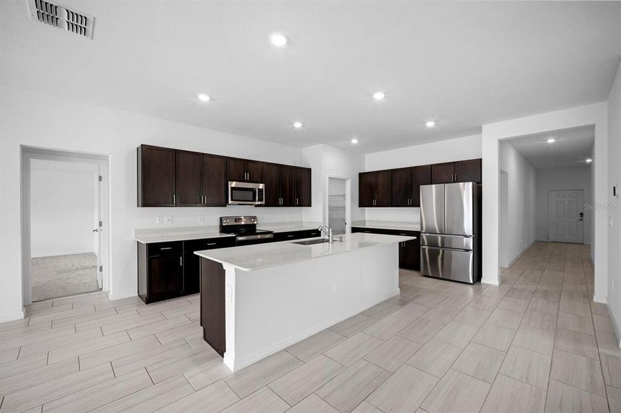 Furnished interior view inside a new home in North Park Isle, Plant City (Image 8).