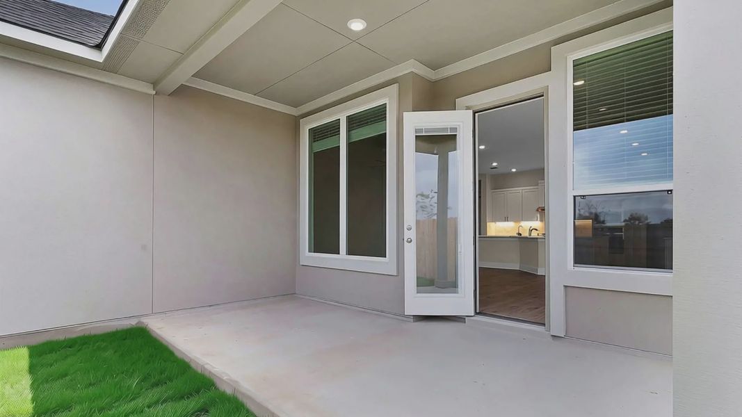 Representative exterior details of a home built from the Lucas by Chesmar Homes in Santa Rita Ranch, Liberty Hill (Image 3). Representative exterior details of a home built from the Lucas by Chesmar Homes in Santa Rita Ranch, Liberty Hill (Image 3).