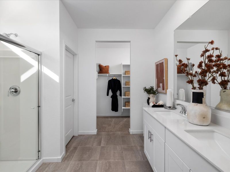 Furnished interior view inside a new home in Allure Vista Estate Series, Buckeye (Image 12).