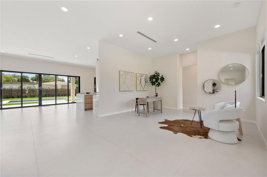 Furnished interior view inside a new home in , Miami (Image 31). Furnished interior view inside a new home in , Miami (Image 31).