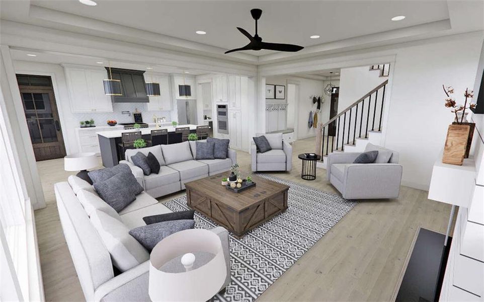 Furnished interior view inside a new home in , Acworth (Image 15).
