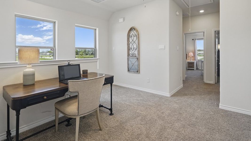 Furnished interior view inside a new home in Liberty Crossing, Royse City (Image 27).