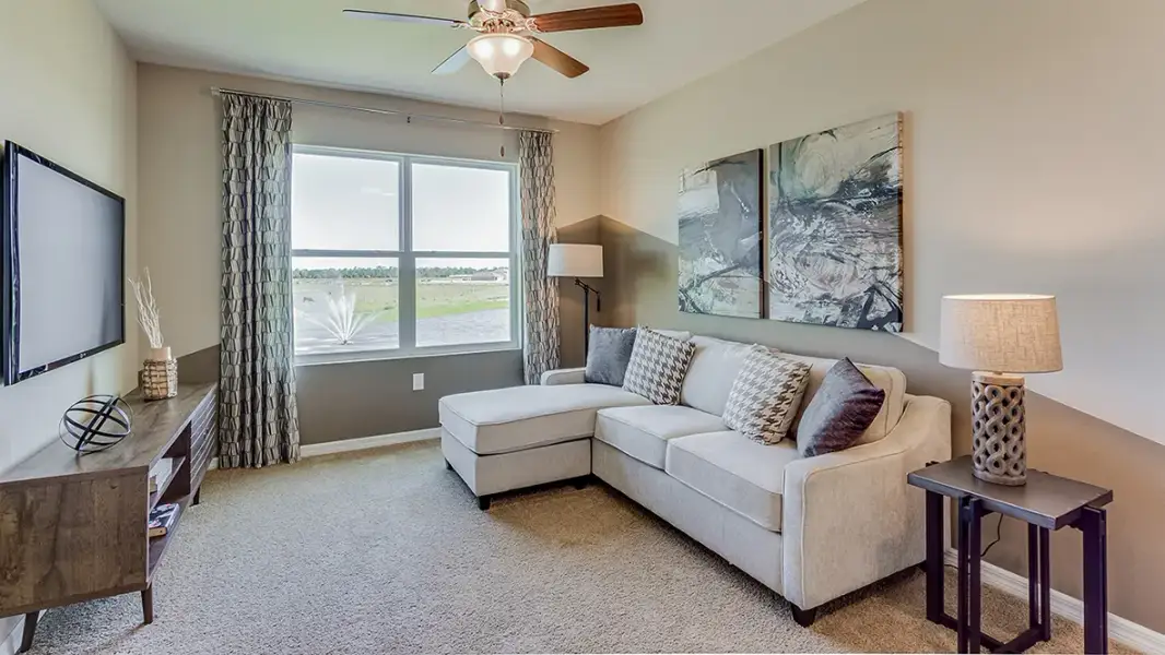 Furnished interior view inside a new home in Rye Crossing, Parrish (Image 10). Furnished interior view inside a new home in Rye Crossing, Parrish (Image 10).